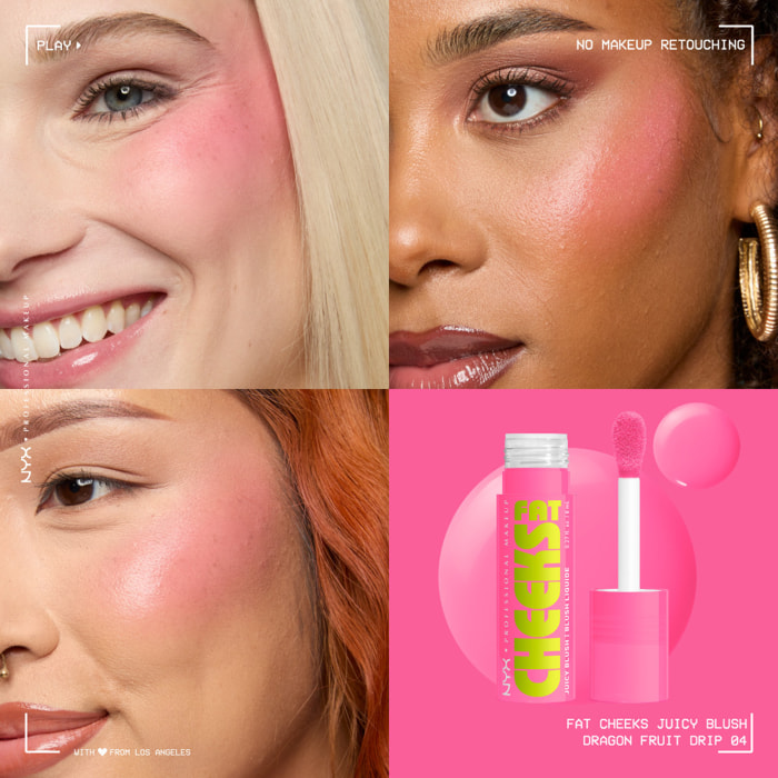 NYX Professional Makeup Fat Cheeks Blush DragonFruit Drip