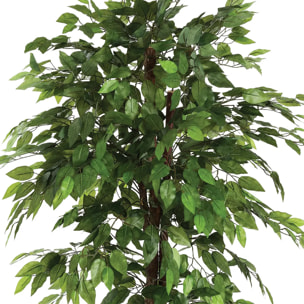 Ficus artificiel "Benjamina" vert H180cm