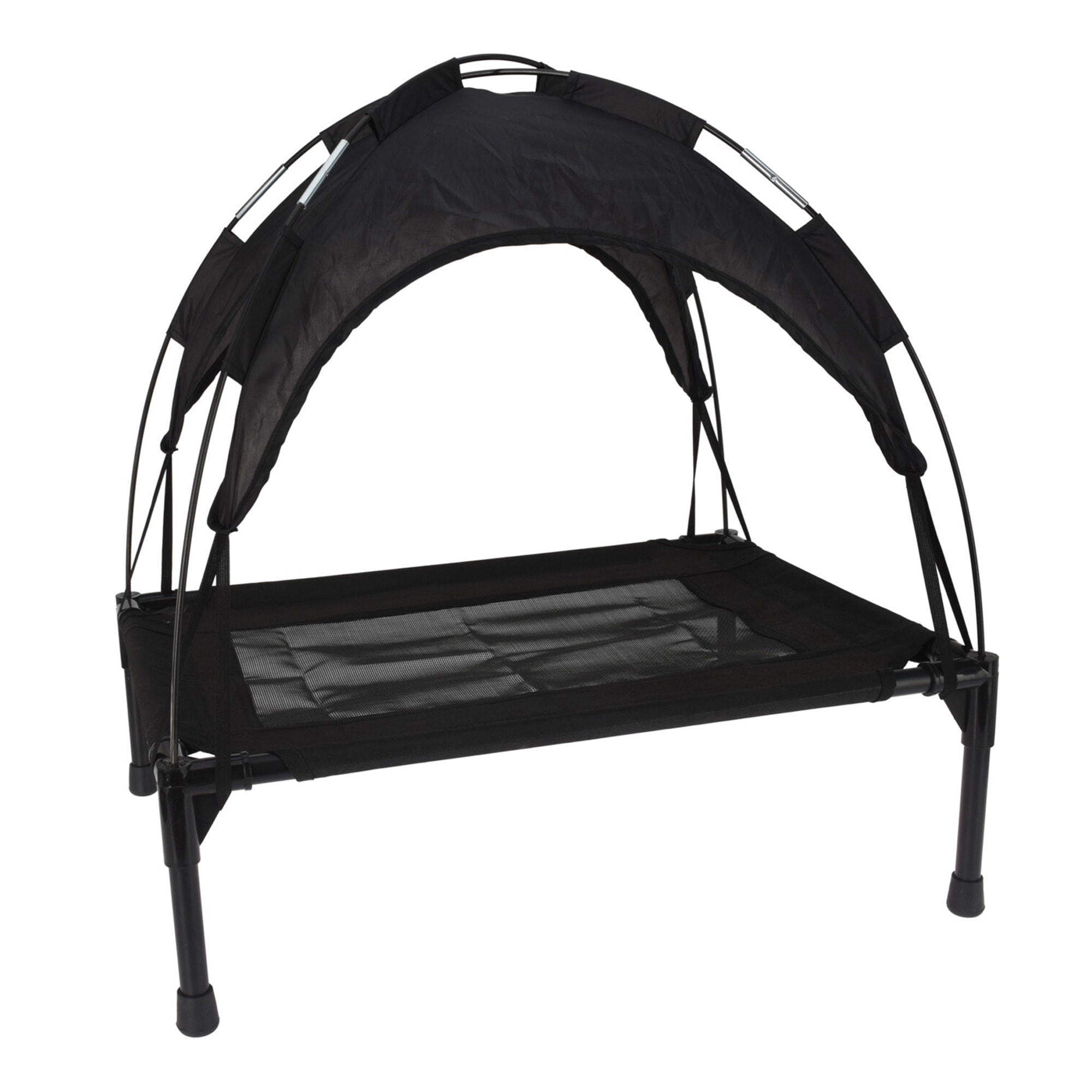 Tienda de campaña con cama para Mascotas de Tamaño Mediano a Grande: Cama Resistente y Duradera de Metal y Poliéster