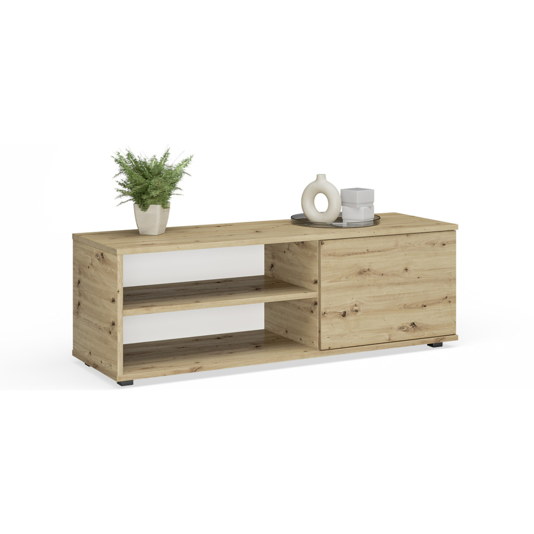 Mobile TV VIVA 110 cm rovere Artisan con gambe in plastica