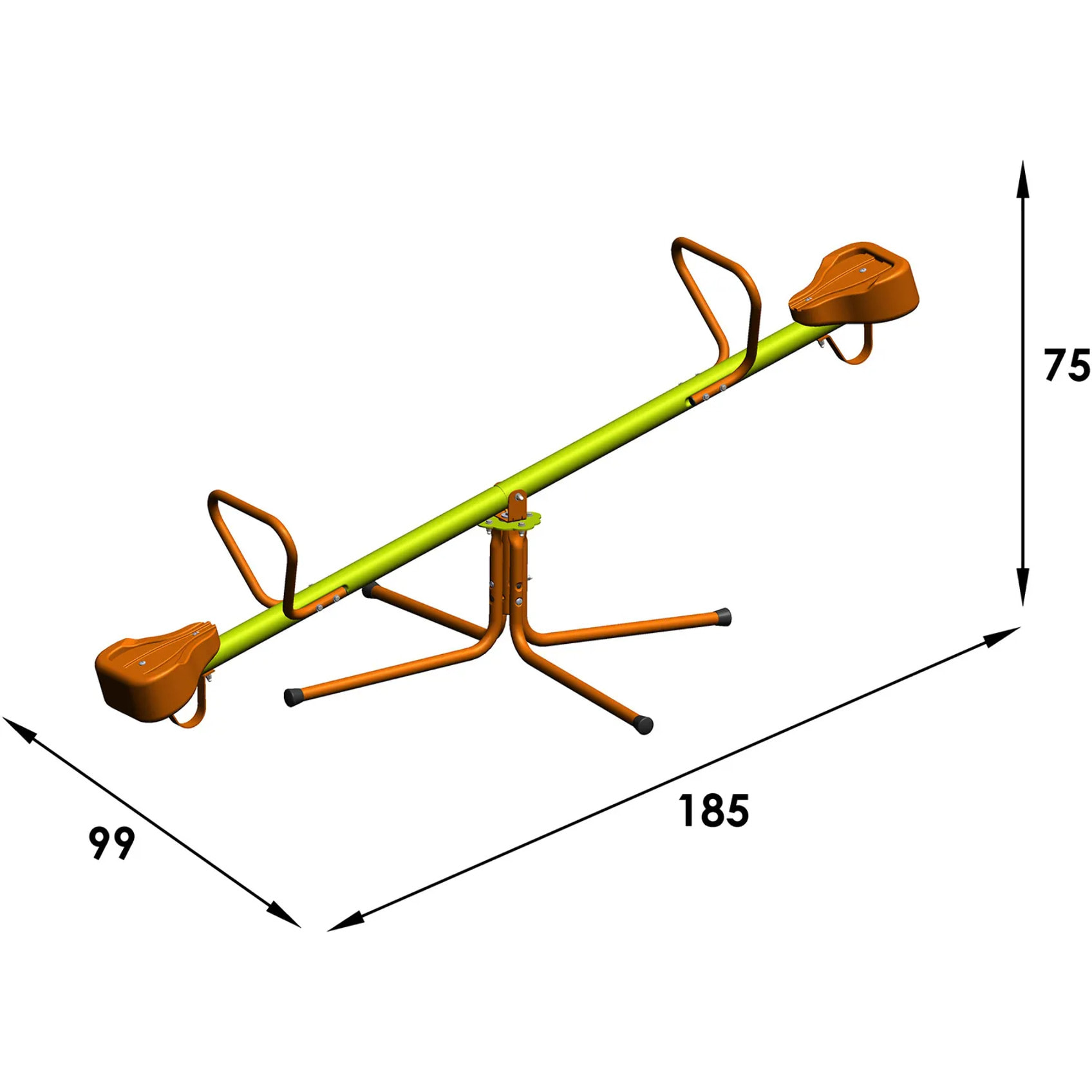 Trebuchet à bascule rotatif COUCOU