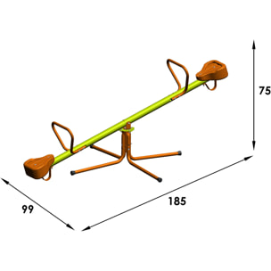 Trebuchet à bascule rotatif COUCOU