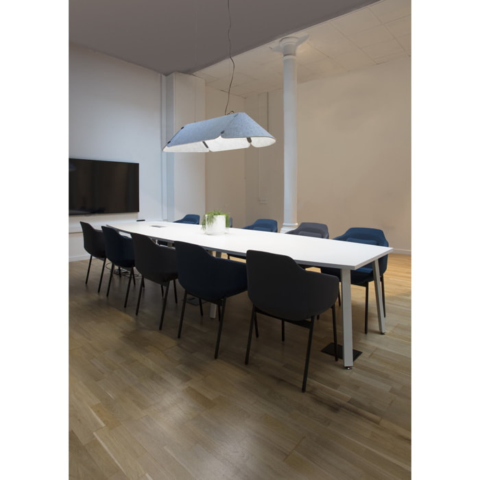FONOVIA 1560 Lampe suspension gris 25W 4000K