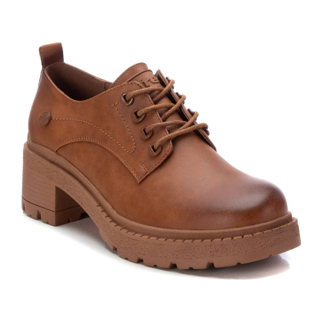 Zapato blucher/derby camel