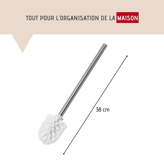 Brosse wc de rechange gris Fackelmann Vision