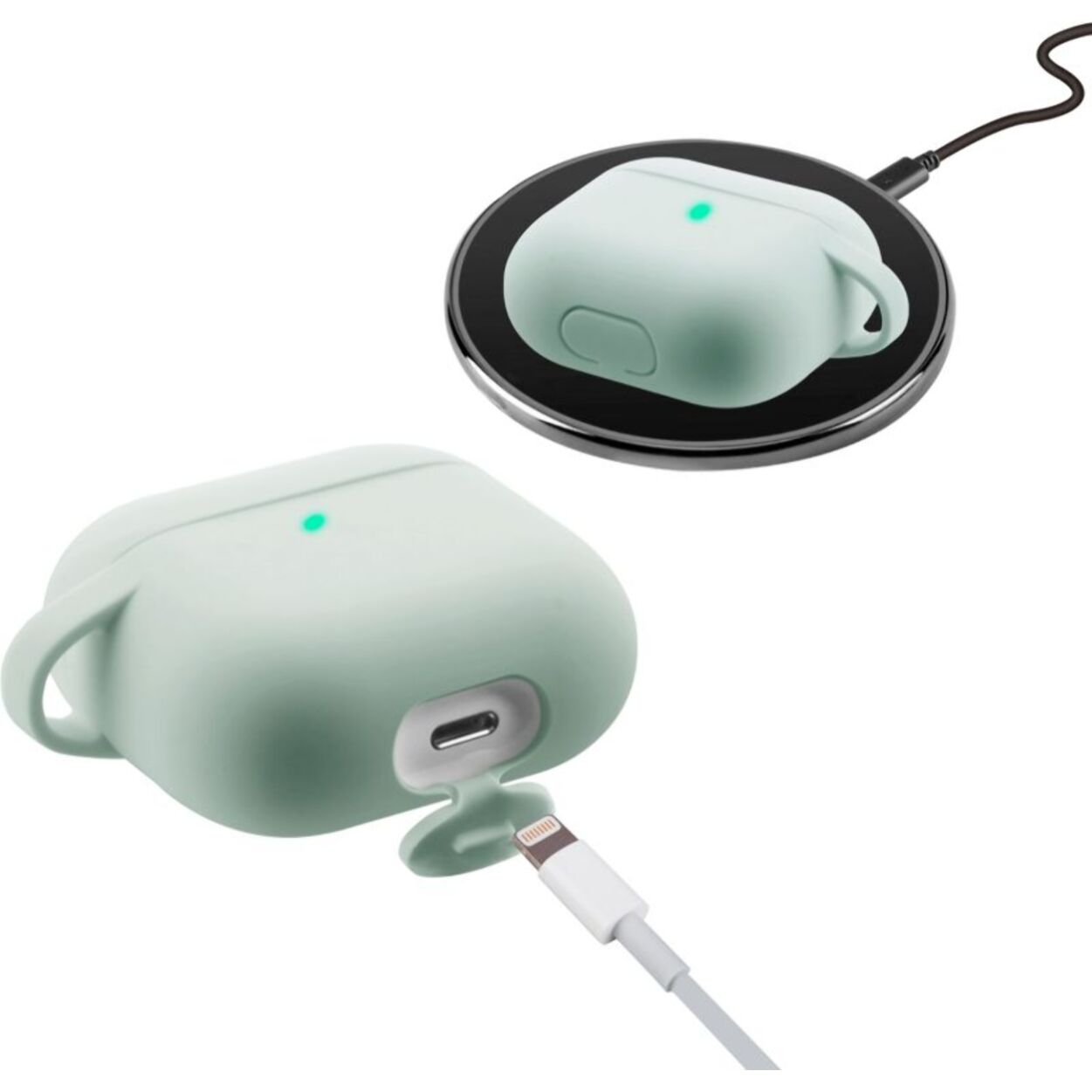 Etui ESSENTIELB Airpods 3 vert