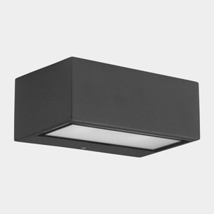 LEDS C4 Aplique Ip66 Nemesis Aluminium 90*220Mm E27 15W Gris Urbano