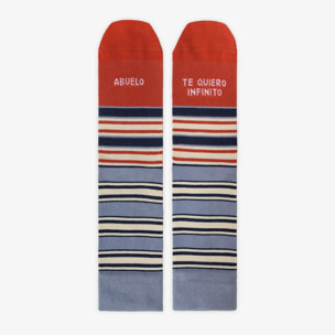 Calcetines "Abuelo, te quiero infinito" - low impact