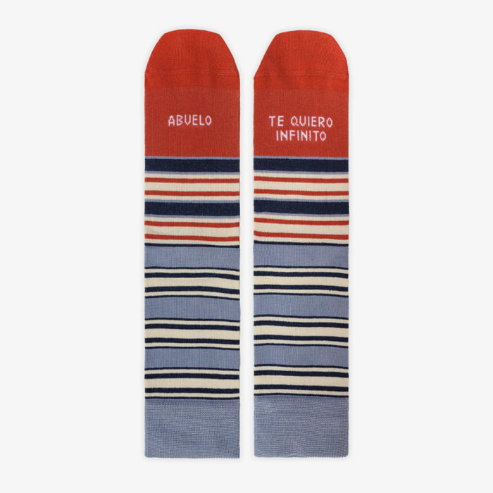 Calcetines "Abuelo, te quiero infinito" - low impact
