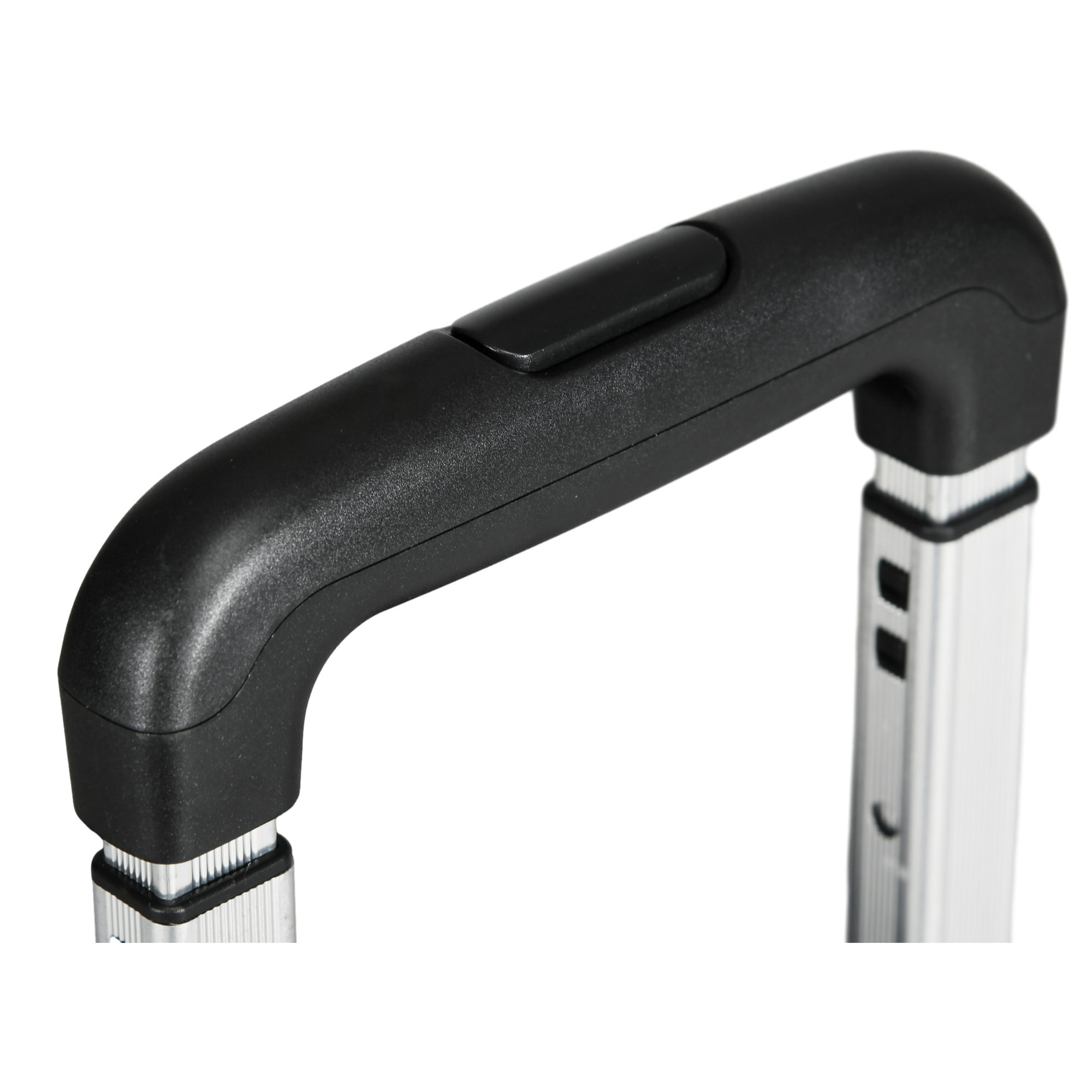 Carrito de la Compra Plegable Carrito para Supermercado con 2 Ruedas Longitud de Mango Ajustable Capacidad 35 Litros para Oficina Escuela Hogar 48x43x95 cm Negro