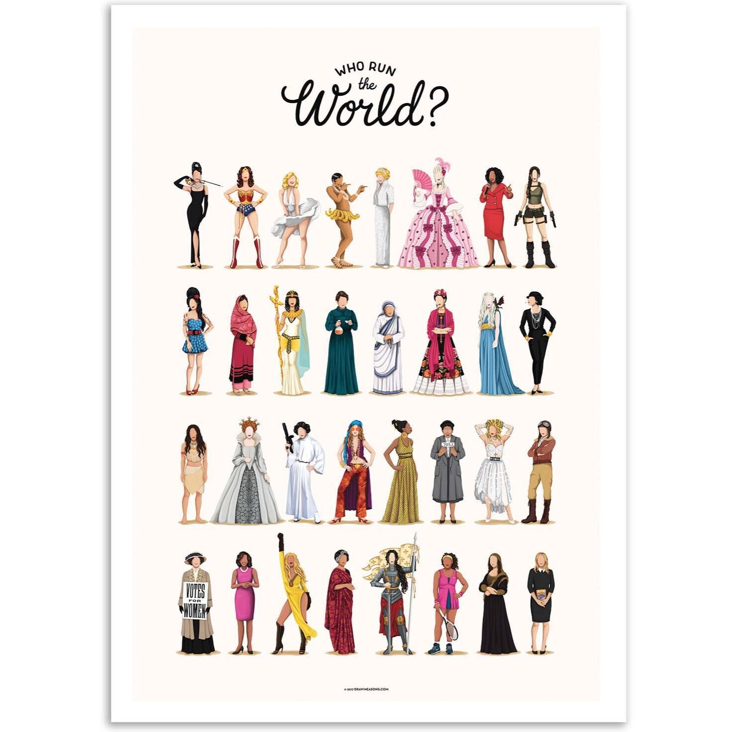 Affiche - Run the world - Nour Tohme