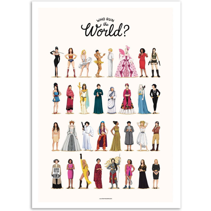 Affiche - Run the world - Nour Tohme