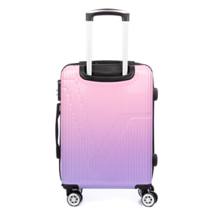 Valigia da cabina trolley in PP resistente agli urti. Chiusura numerica, 4 ruote doppie rimovibili e girevoli a 360°.