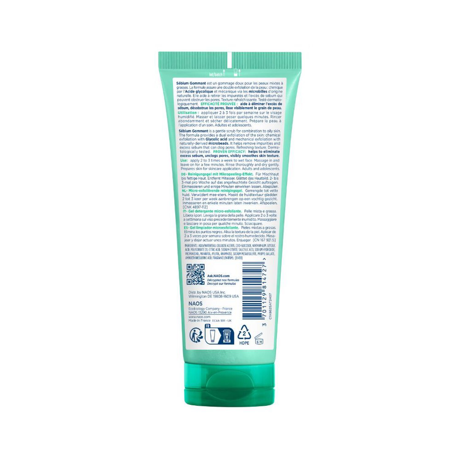 Sebium - Gel Nettoyant Micro-Exfoliant 75ml