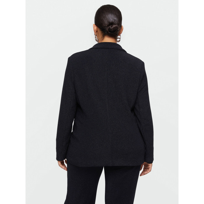 Fiorella Rubino - Blazer lurex - Nero