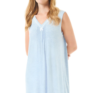 Camisón corto celeste