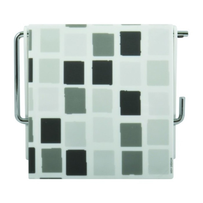 Porte rouleau papier wc Mural MOSAIKO Gris MSV