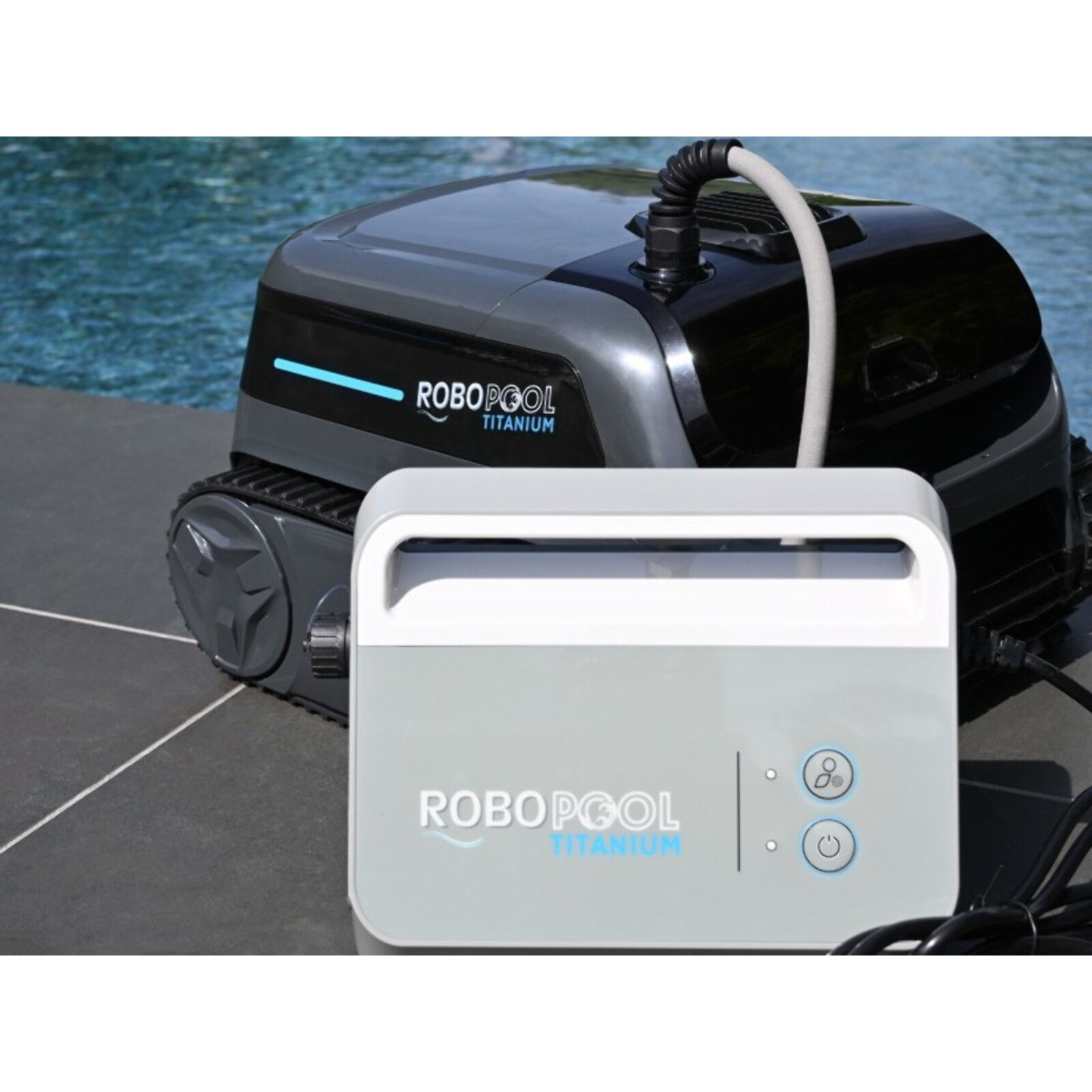Bestway Robot piscine électrique Titanium - nettoie fond et parois - 5x10m max