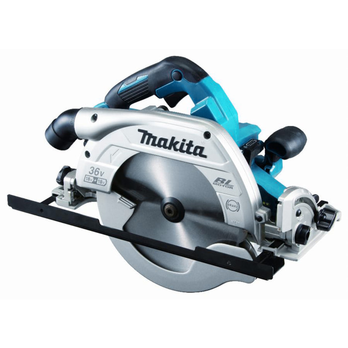 Scie circulaire 36V (2x18V) LXT Ø 235 mm - MAKITA - avec 2 batteries 18V 5Ah - chargeur - Bluetooth - DHS900PT2U