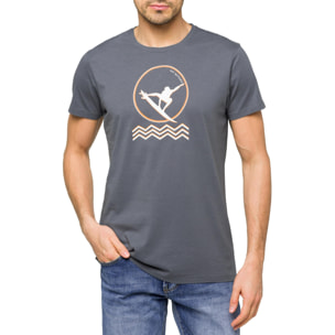 Camiseta de algodón 150 gr Hot Buttered Groove Gris