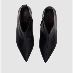 Botines de Piel - Negro - Tacón: 5 cm