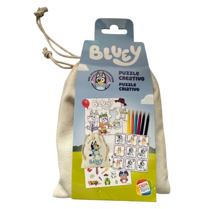 ACTIVIDADES DIVERTIDAS BLUEY PUZZLE CREATIVO