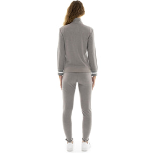 Chándal de invierno de mujer "Relaxed" con cuello y cremallera