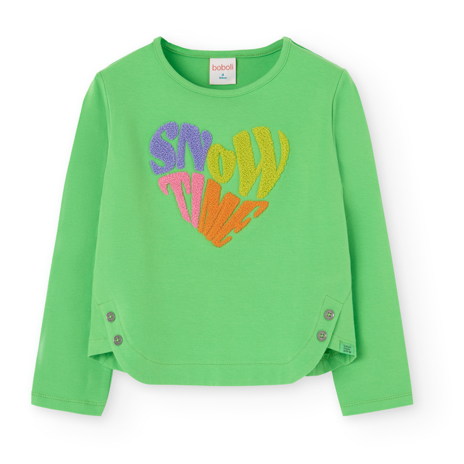 Camiseta punto elástico de niña -BCI