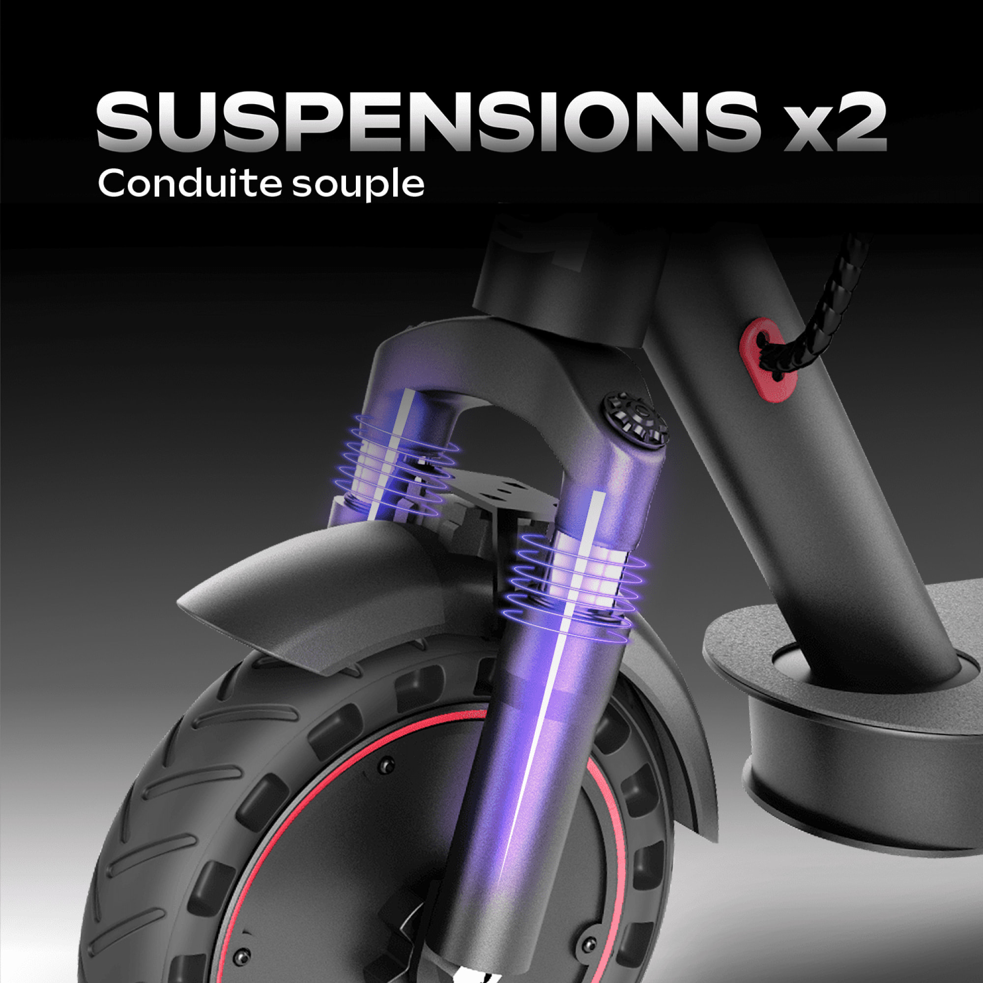 Trottinette Électrique Adulte  UrbanGlide 100 PRO 2 –  Moteur 1100W -  Autonomie Jusqu'a 30 km - Pneu 10" - Batterie 42V/7,8Ah - Poids 15Kg