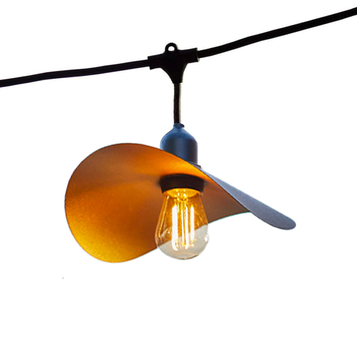 Guirlande métal twist HAT 10xE27 6M
