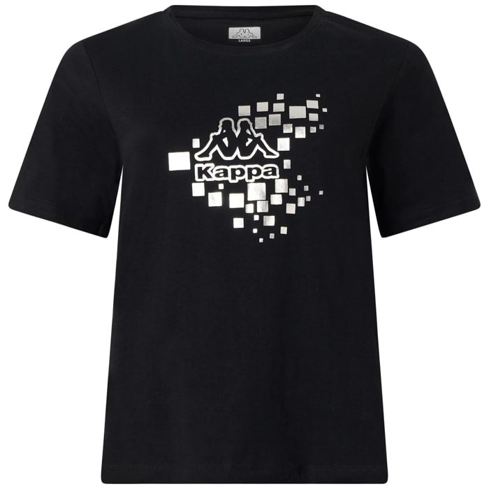T-Shirts & Top Kappa Donna Logo Gamasto Nero