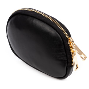 Baratili monedero portatodo mujer. Piel auténtica Cavallino y Sauvage.