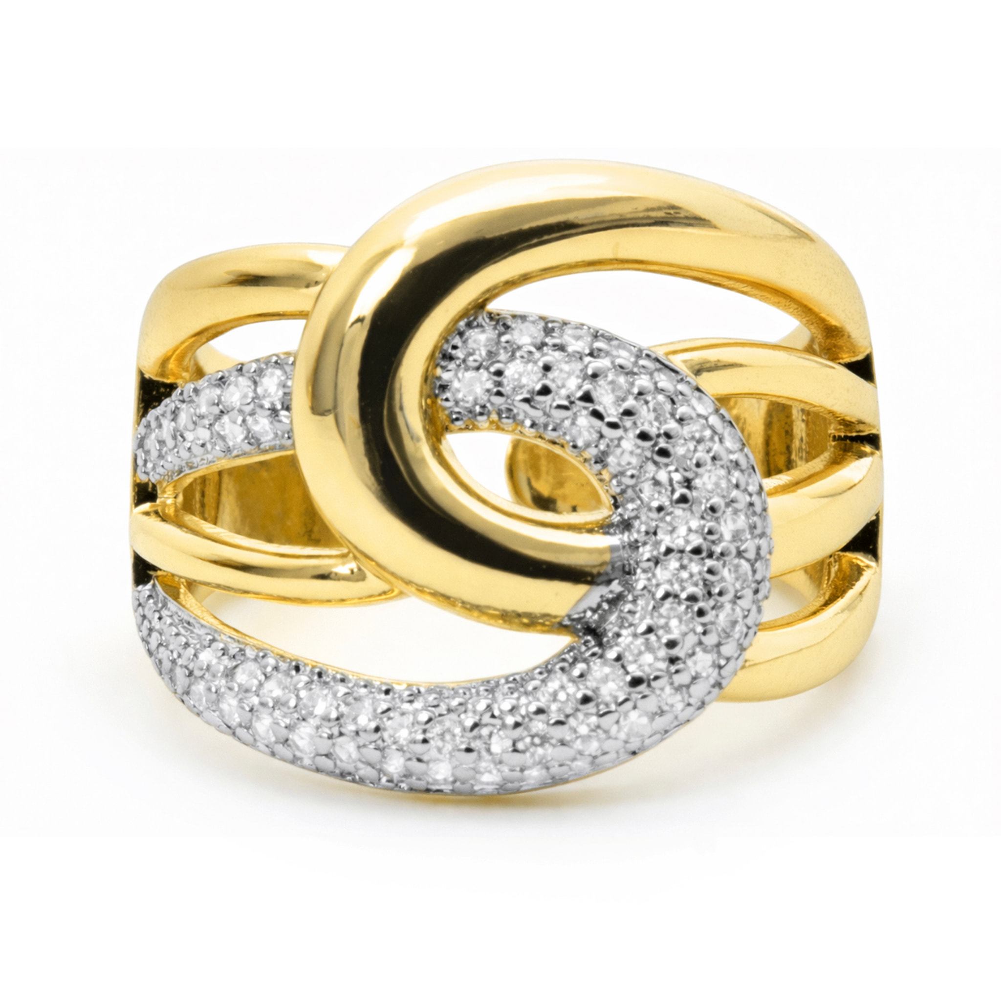 Anillo Nava acabado oro amarillo 18k