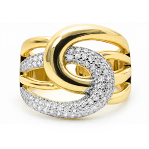Anillo Nava acabado oro amarillo 18k