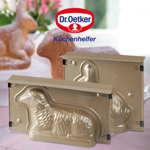 Moule à gâteaux 3D en forme de lapin de Pâques 600 ml Dr.Oetker