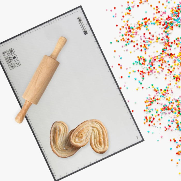 Papier de cuisson en silicone réemployable 39 x 59 cm FM Professional