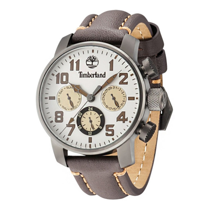 Reloj Timberland 14783JSU-07 Hombre Analogico Cuarzo con Correa de Cuero