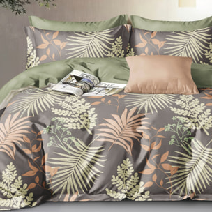 Parure housse de couette 100% percale de coton - Téralis