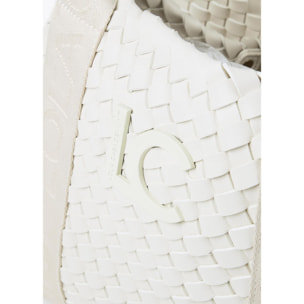 Borsa shopper a mano intrecciata