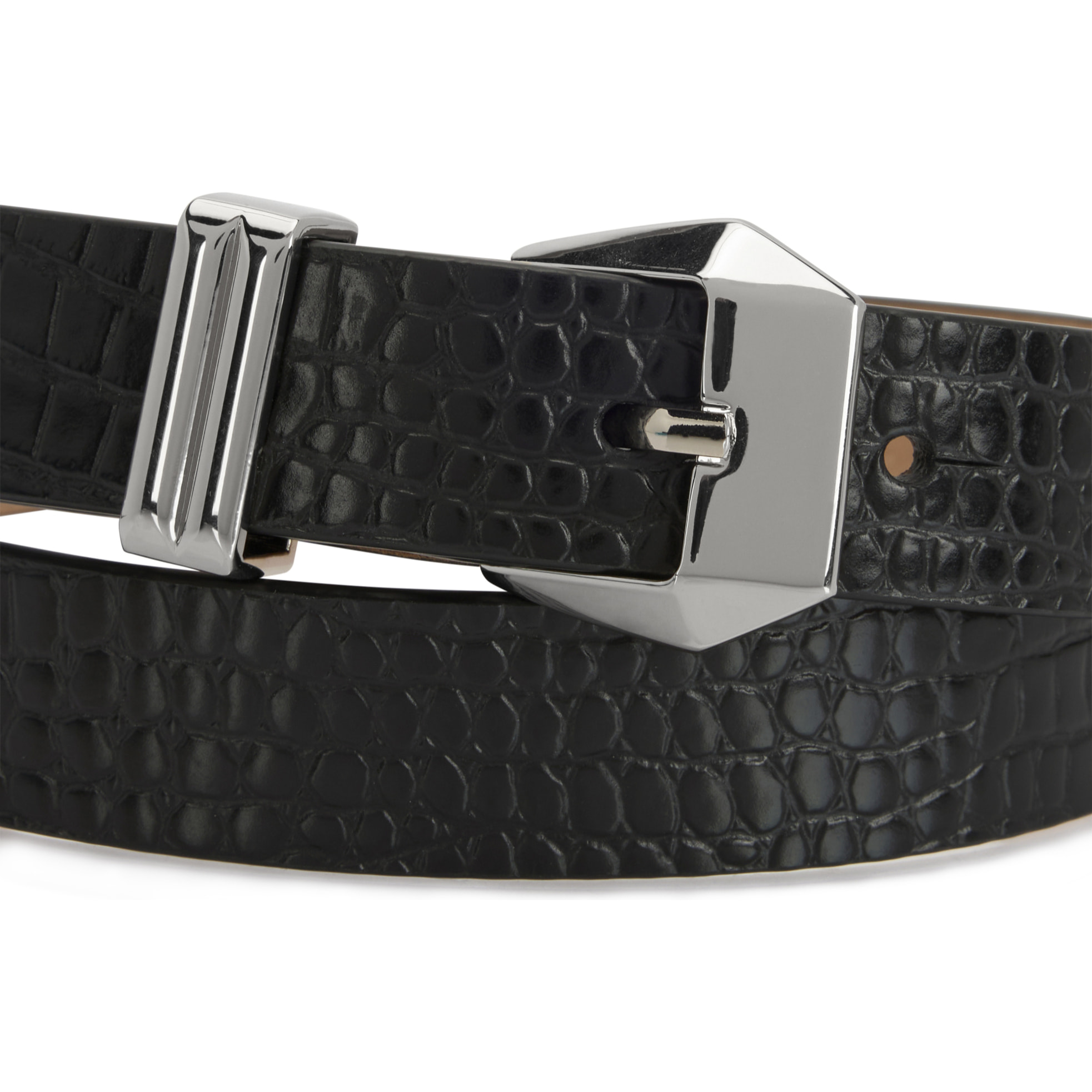 PHILIPP PLEIN Leather Belt Cocco