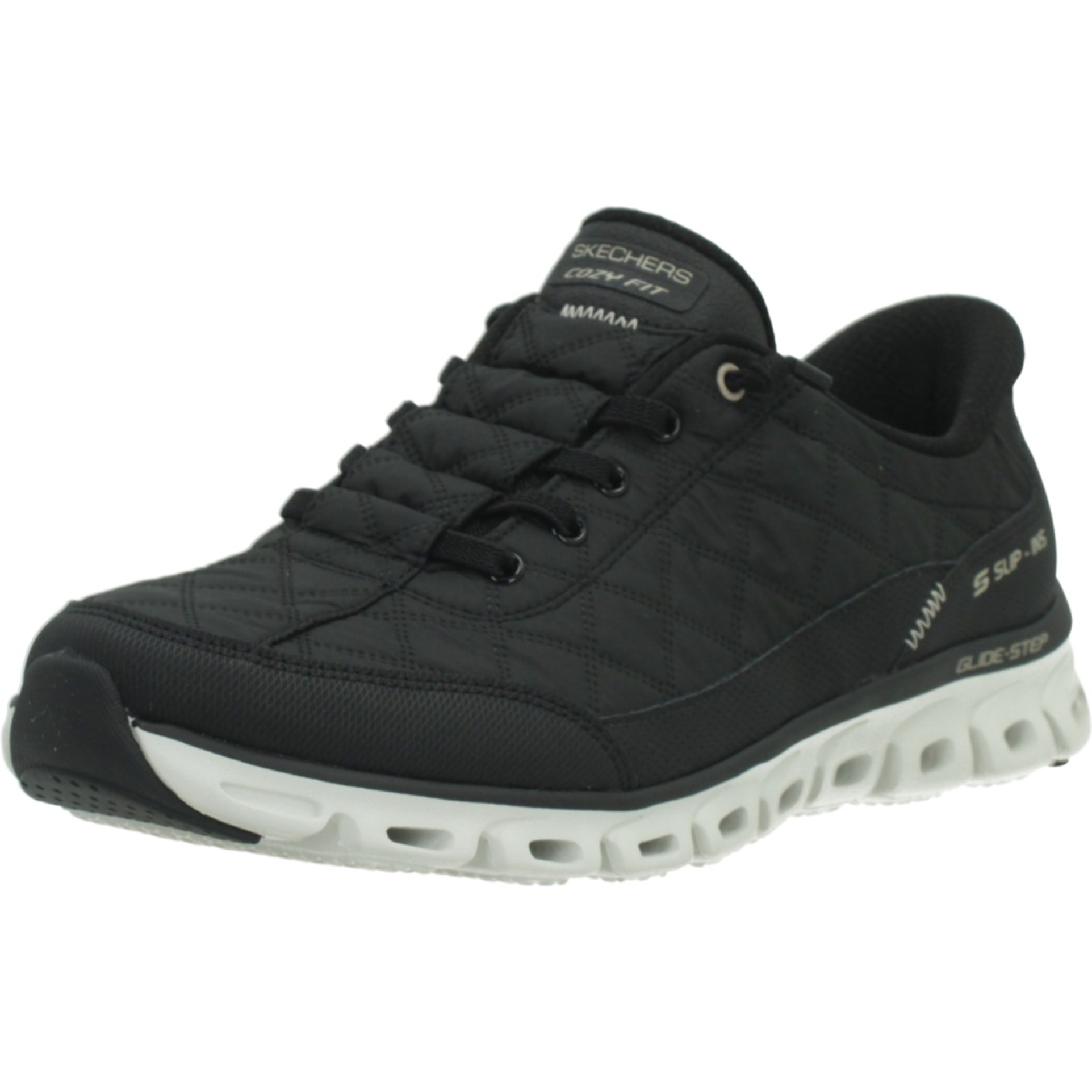 Sneakers De  Mujer 104556s Glide Step At Ease Negro
