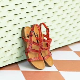 Sandalias 1138S SNAKE TEJA/ I BREATHE color Teja