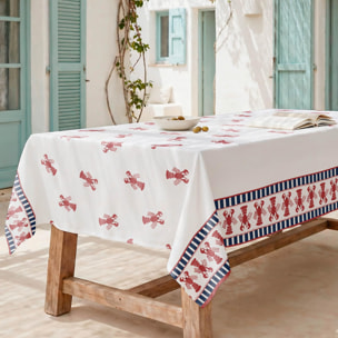 Nappe anti-taches TENACITAS BLEU - en 100 % coton