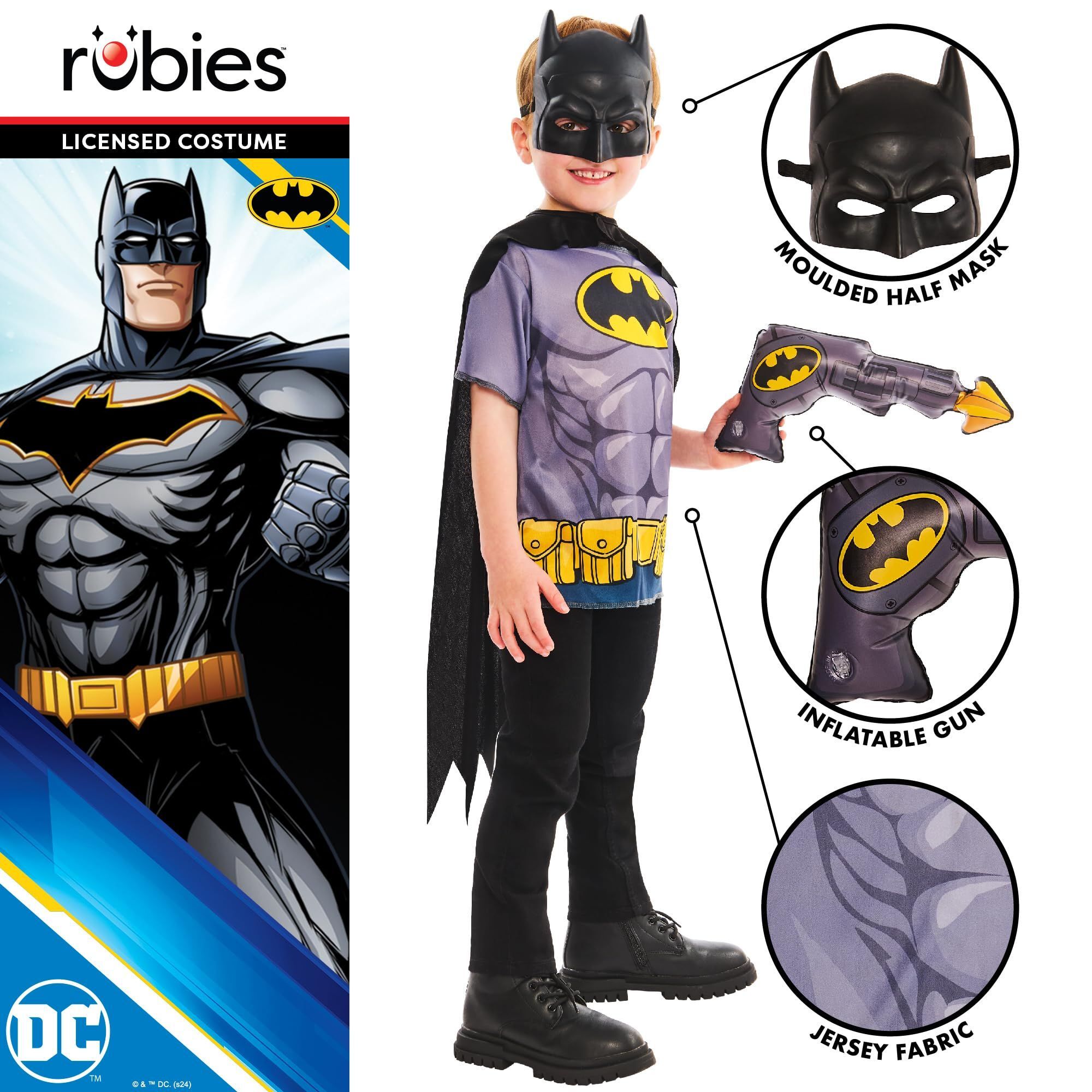 KIT DISFRAZ BATMAN INF