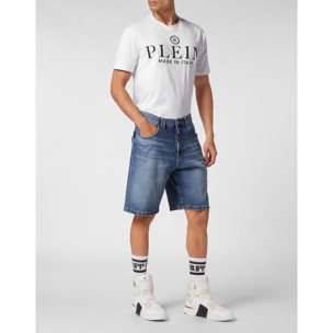 PHILIPP PLEIN DENIM SHORTS