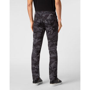 PHILIPP PLEIN Vaqueros de corte recto CAMOUFLAGE