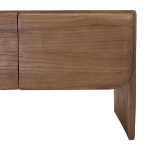 ROMY - Meuble TV 4 portes en bois de mindi