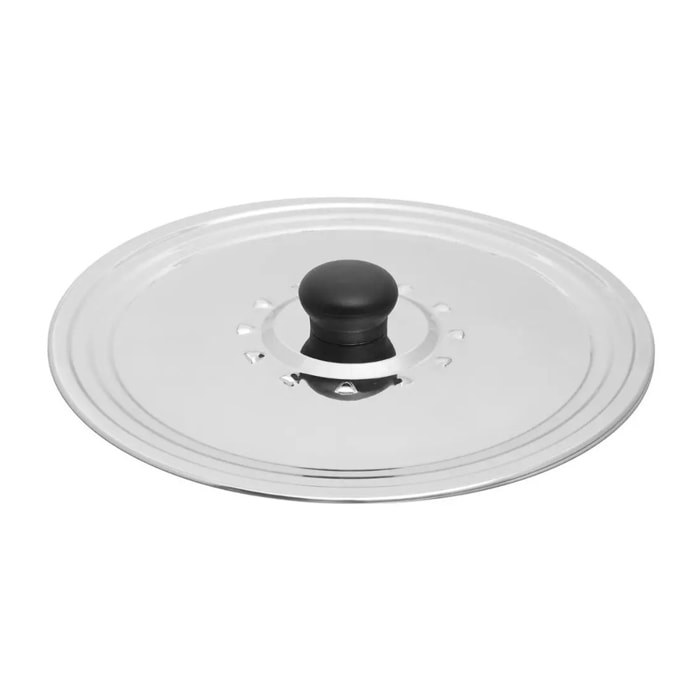Couvercle en inox universel 22/24/26 cm