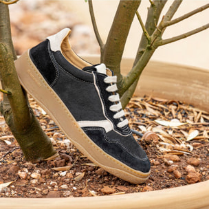 Zapatillas N5844 MULTI LEATHER MULTI DENIM/ GEO color Multi denim