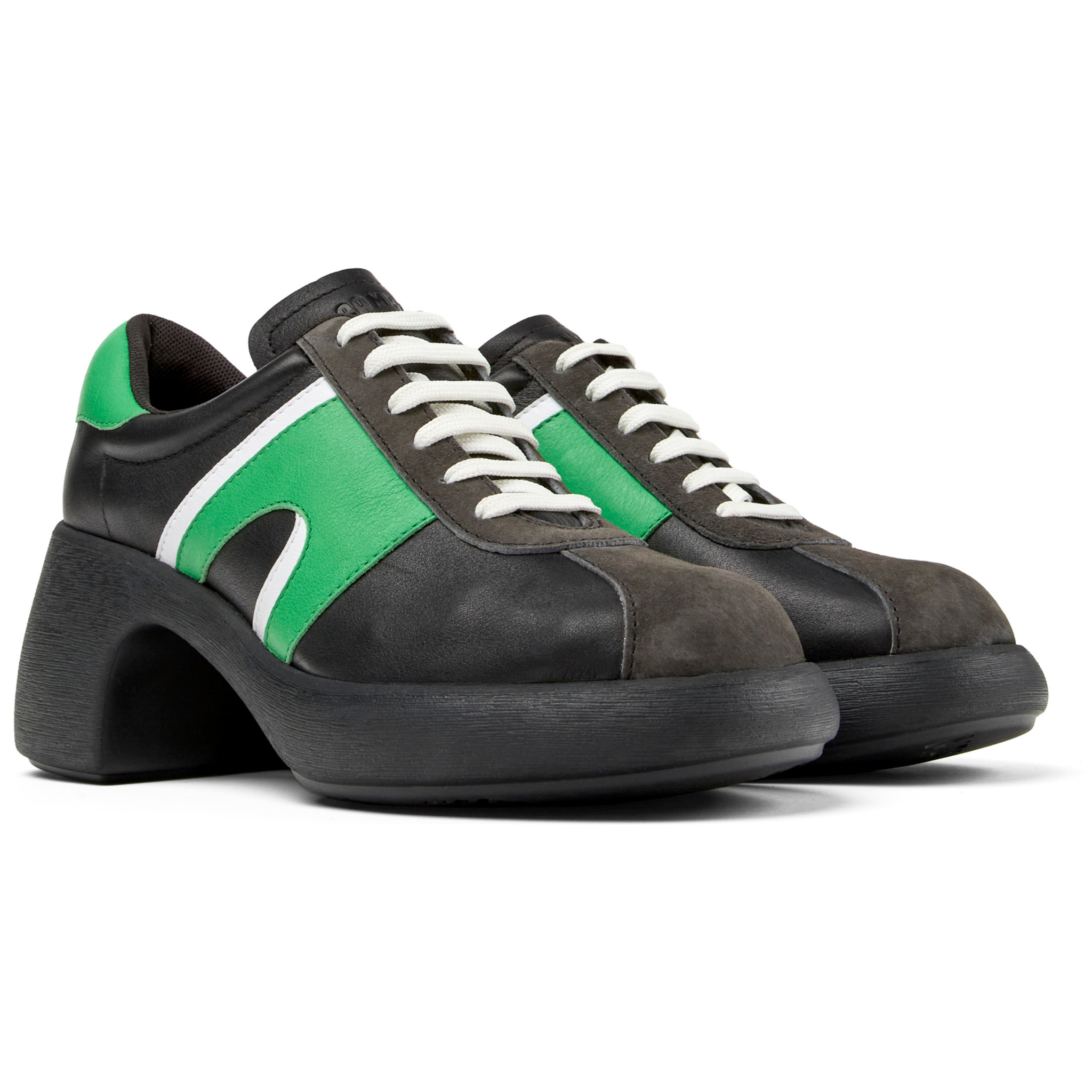 Zapatos de cordones - CAMPER Thelma - Negro - Cuero liso